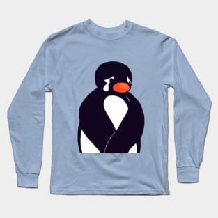 sad noot penguin meme / pingu Long Sleeve T-Shirt